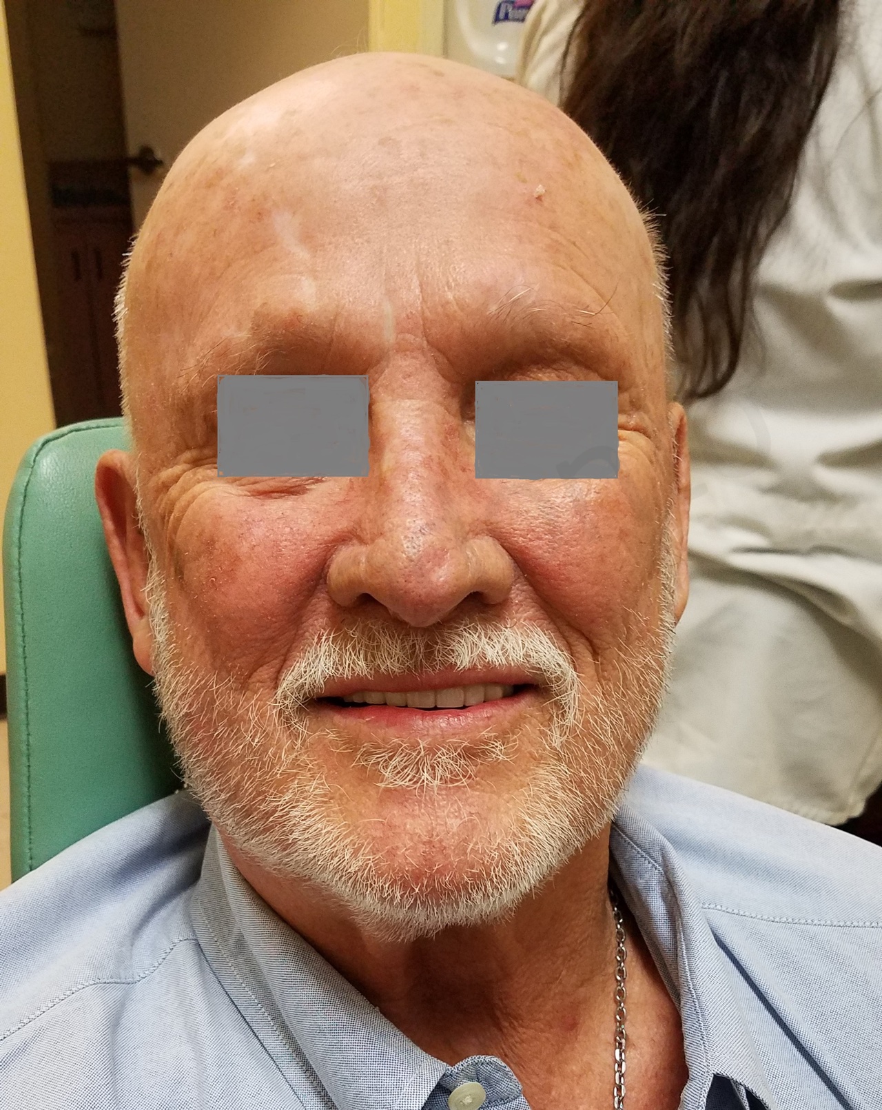 A 75-year-old male patient